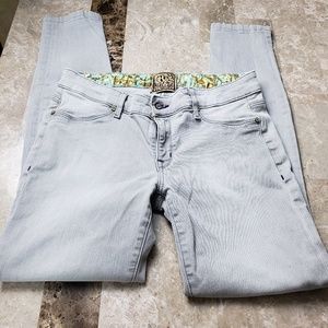 Rich and Skinny low rise denim jeggings sz 29